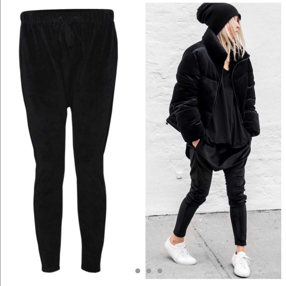 Velour Drop Crotch Pant By Aussie Decjuba